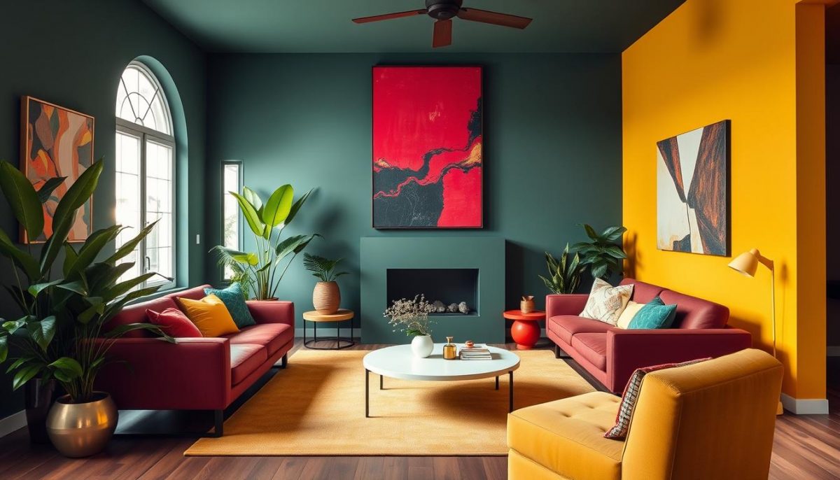 bold interior design colors